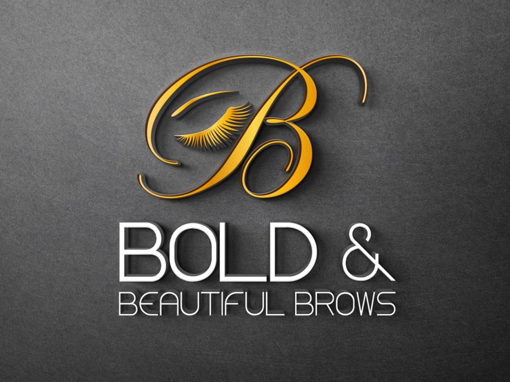 Bold & Beautiful Brows Logo Design